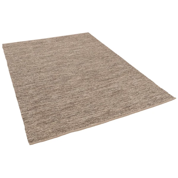 Pergamon Baumwolle Natur Kelim Teppich Easy Meliert In Braun 3