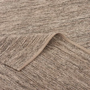 Pergamon Baumwolle Natur Kelim Teppich Easy Meliert In Braun 13