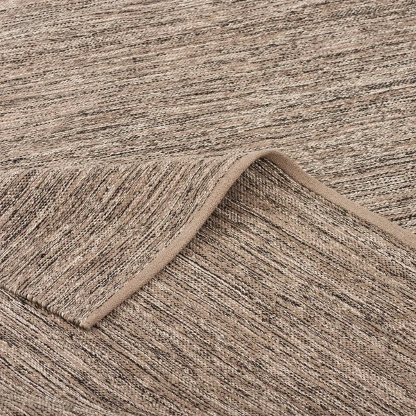 Pergamon Baumwolle Natur Kelim Teppich Easy Meliert In Braun 5
