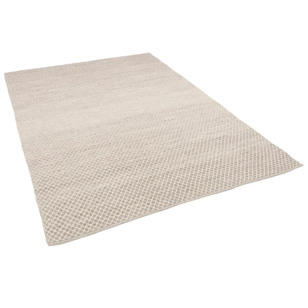 Pergamon Baumwolle Natur Kelim Teppich Sandy Meliert In Grijs 3