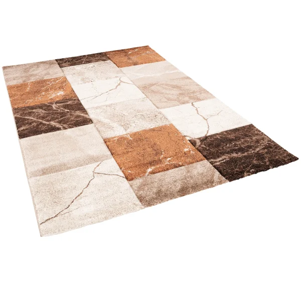 Pergamon Designer Teppich Maui Marmor Optik In Braun 3