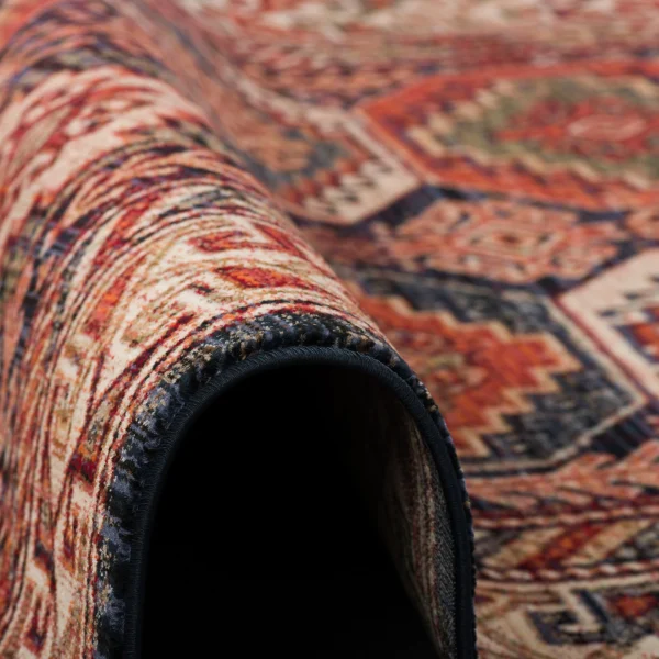 Pergamon Designer Teppich Nia Vintage Bordüre In Terracotta 4