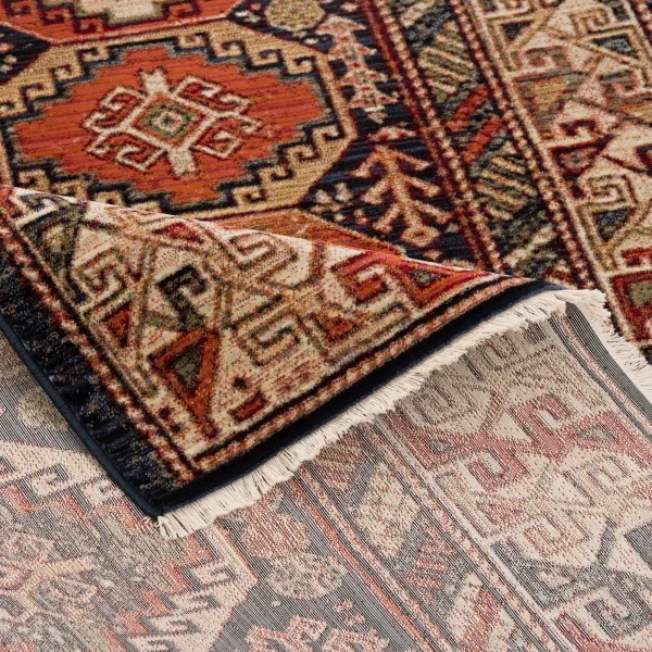 Pergamon Designer Teppich Nia Vintage Bordüre In Terracotta 5