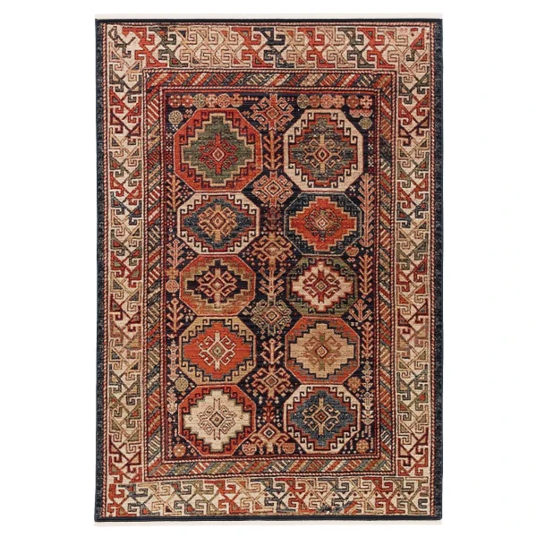 Pergamon Designer Teppich Nia Vintage Bordüre In Terracotta 1