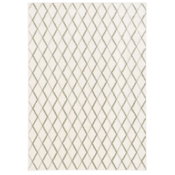 Pergamon Designer Teppich Retro Montana Rauten In Beige 1