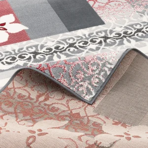 Pergamon Designer Teppich Samba Modern Blumen In Rot 13