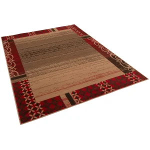 Pergamon Designer Teppich Samba Modern Bordüre In Rot 9