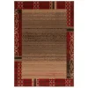 Pergamon Designer Teppich Samba Modern Bordüre In Rot 11