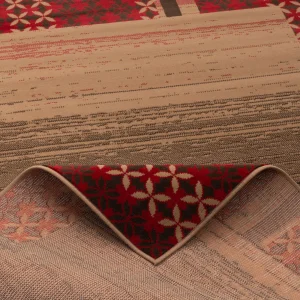 Pergamon Designer Teppich Samba Modern Bordüre In Rot 13