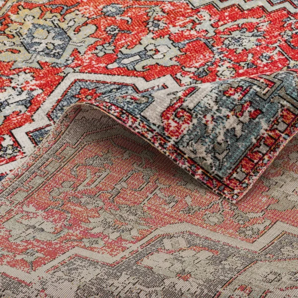 Pergamon Designer Teppich Vintage Zoe Orient Klassik In Rot 5