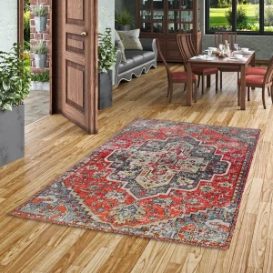 Pergamon Designer Teppich Vintage Zoe Orient Klassik In Rot 15