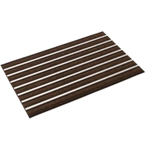 Pergamon Fußmatte Sauberlauf Alu Mat In Braun 8