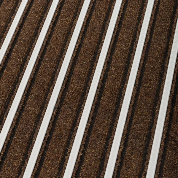 Pergamon Fußmatte Sauberlauf Alu Mat In Braun 4