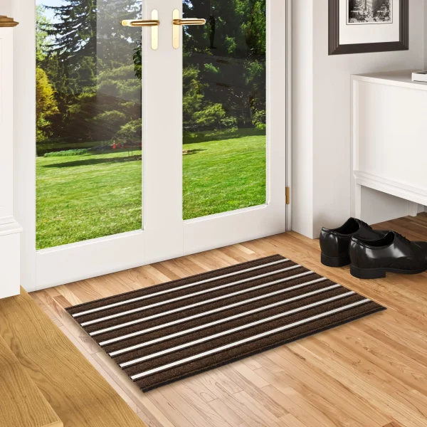 Pergamon Fußmatte Sauberlauf Alu Mat In Braun 5