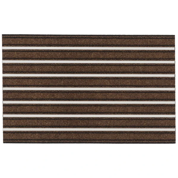 Pergamon Fußmatte Sauberlauf Alu Mat In Braun 1