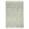 Pergamon Hochflor Langflor Shaggy Teppich Boho Rauten In Mintgrün 13