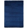 Pergamon Hochflor Langflor Shaggy Teppich Luxury In Denim Blau 26