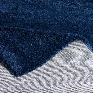 Pergamon Hochflor Langflor Shaggy Teppich Luxury In Denim Blau 13
