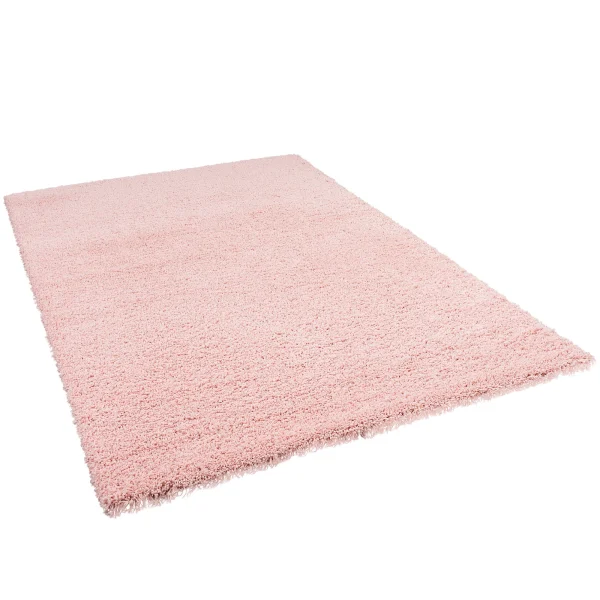Pergamon Hochflor Langflor Shaggy Teppich Luxury In Rosa 3