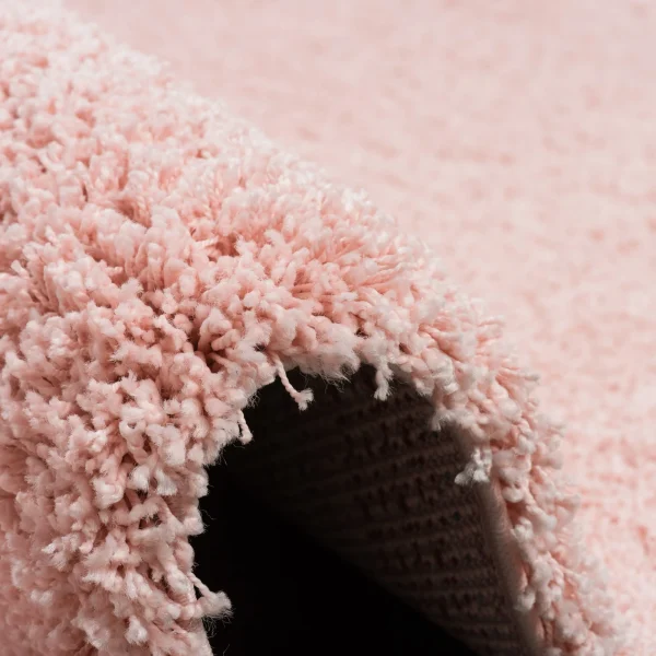 Pergamon Hochflor Langflor Shaggy Teppich Luxury In Rosa 4