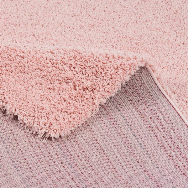 Pergamon Hochflor Langflor Shaggy Teppich Luxury In Rosa 5
