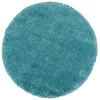 Pergamon Hochflor Langflor Shaggy Teppich Luxury Rund In Türkis 23