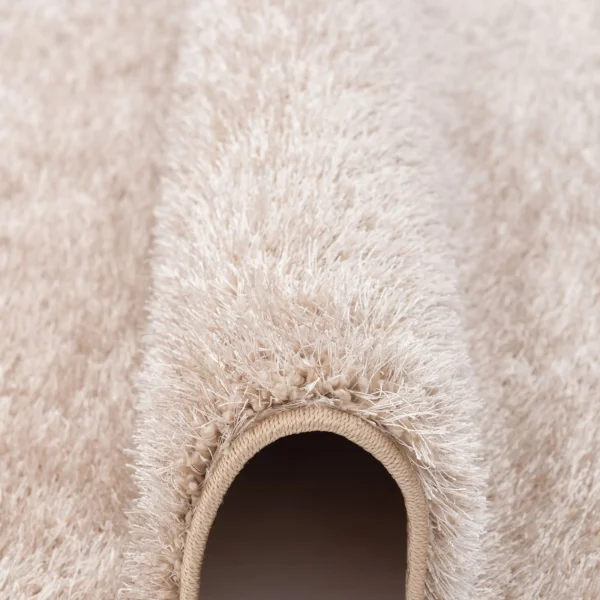 Pergamon Hochflor Shaggy Teppich Luxus Lounge In Beige 4
