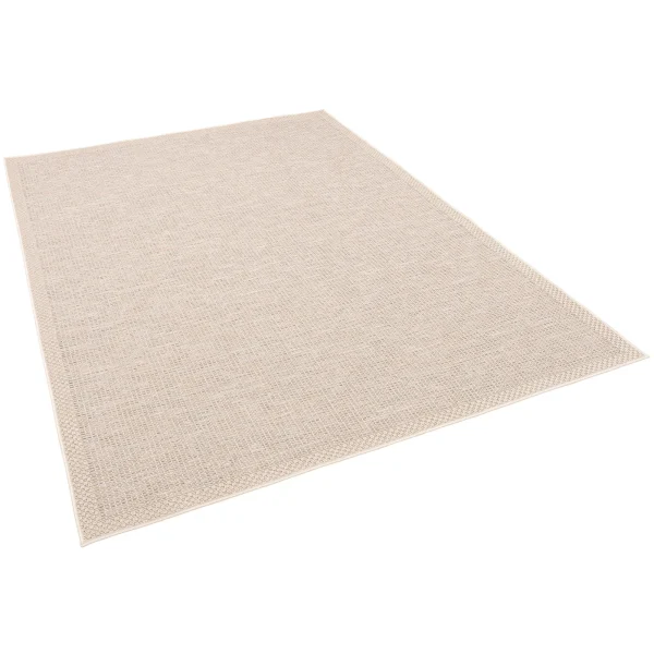 Pergamon In & Outdoor Teppich Flachgewebe Ottawa Bordüre In Beige 3
