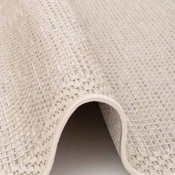 Pergamon In & Outdoor Teppich Flachgewebe Ottawa Bordüre In Beige 4