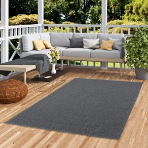 Pergamon In & Outdoor Teppich Marbella Bordüre In Antraciet 16