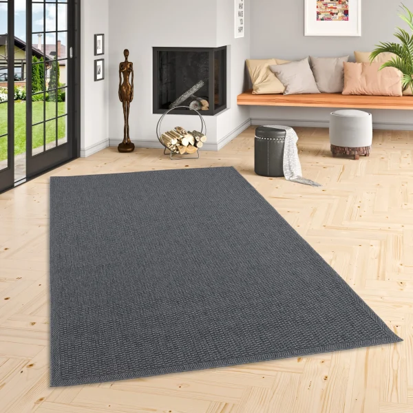 Pergamon In & Outdoor Teppich Marbella Bordüre In Antraciet 7
