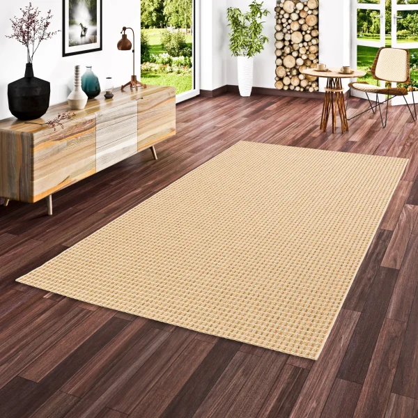Pergamon In & Outdoor Teppich Natur Panama Meliert In Beige 6