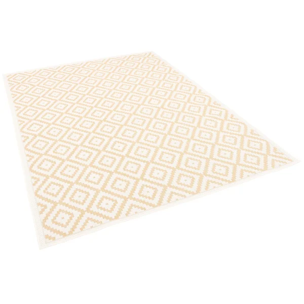 Pergamon In & Outdoor Teppich Valencia Fliesenoptik In Beige 3