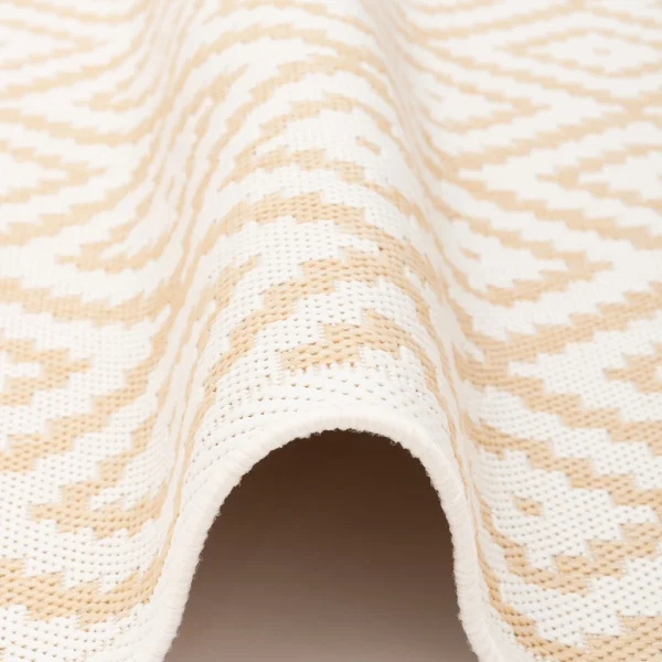 Pergamon In & Outdoor Teppich Valencia Fliesenoptik In Beige 4