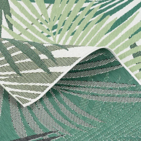 Pergamon In- Und Outdoor Teppich Carpetto Blätter In Groen 5
