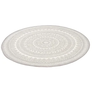 Pergamon In- Und Outdoor Teppich Carpetto Rund In Grijs 9