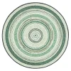 Pergamon In- Und Outdoor Teppich Carpetto Stripes Rund In Groen 16