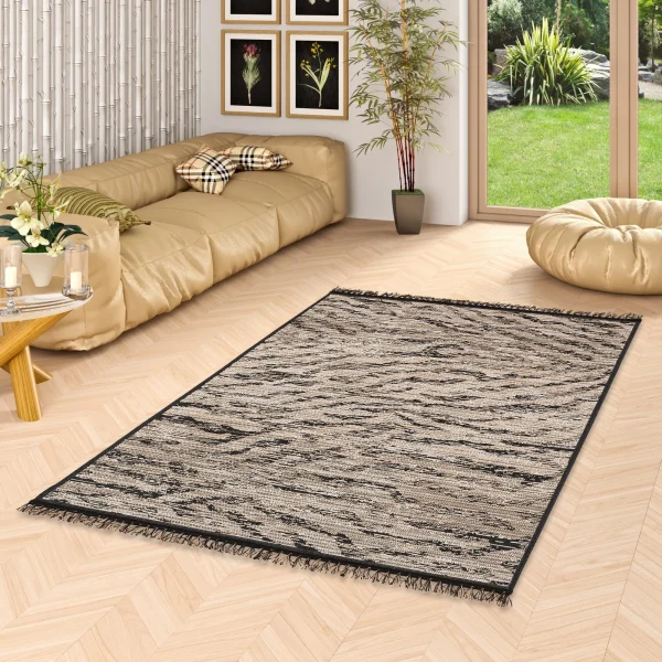 Pergamon Jute Natur Style Teppich Origin Animal Print In Beige 6