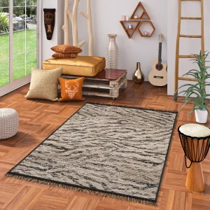 Pergamon Jute Natur Style Teppich Origin Animal Print In Beige 18