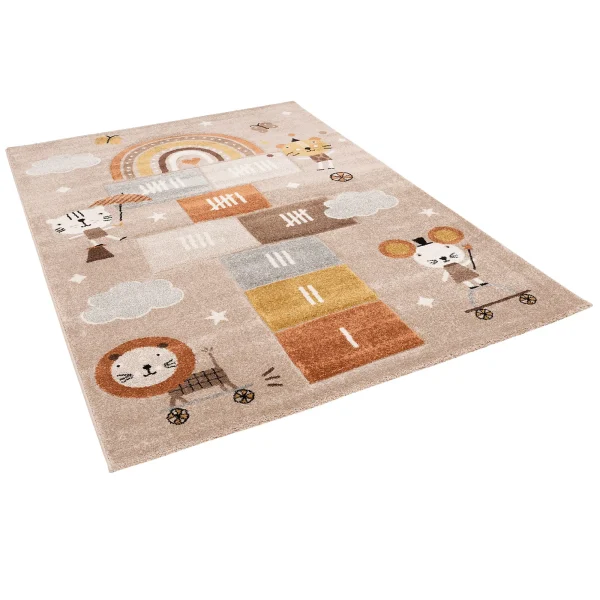 Pergamon Kinder Teppich Maui Kids Spielwelt In Beige 3