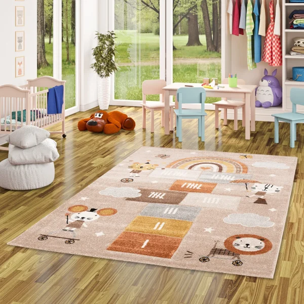 Pergamon Kinder Teppich Maui Kids Spielwelt In Beige 6