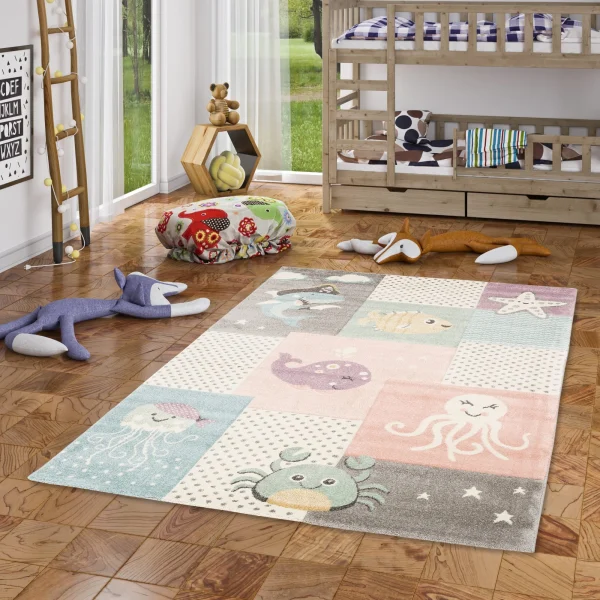 Pergamon Kinder Teppich Maui Kids Unterwasserwelt In Bunt 6
