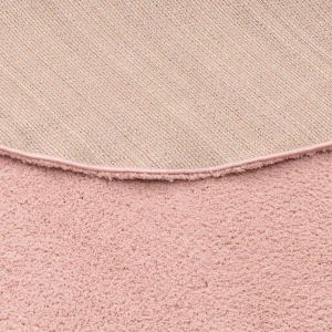 Pergamon Luxus Super Hochflor Shaggy Teppich Luca Rund In Rosa 13