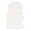 Pergamon Luxus Super Soft Fellteppich Aspen Meliert Shape In Weiss 5