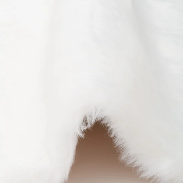 Pergamon Luxus Super Soft Fellteppich Aspen Meliert Shape In Weiss 4
