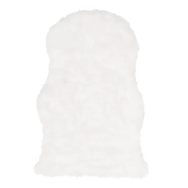 Pergamon Luxus Super Soft Fellteppich Aspen Meliert Shape In Weiss 1