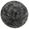 Pergamon Luxus Super Soft Fellteppich Aspen Rund Meliert In Antraciet 7