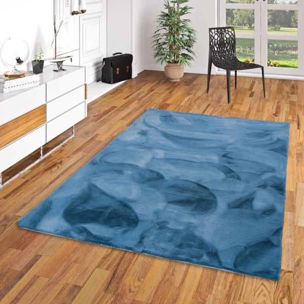Pergamon Luxus Super Soft Fellteppich Plush In Grijs 6