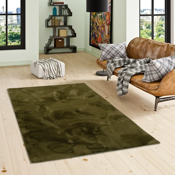 Pergamon Luxus Super Soft Fellteppich Plush In Grijs 6