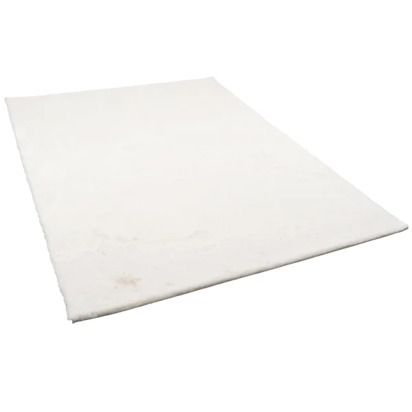 Pergamon Luxus Super Soft Fellteppich Plush In Weiss 3